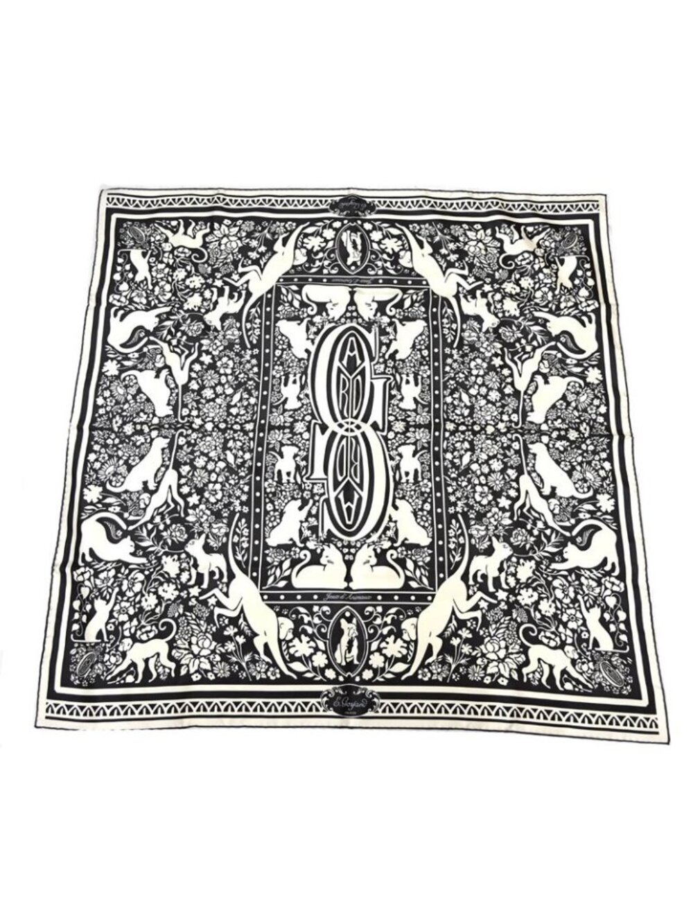 Goyard Scarf Blue